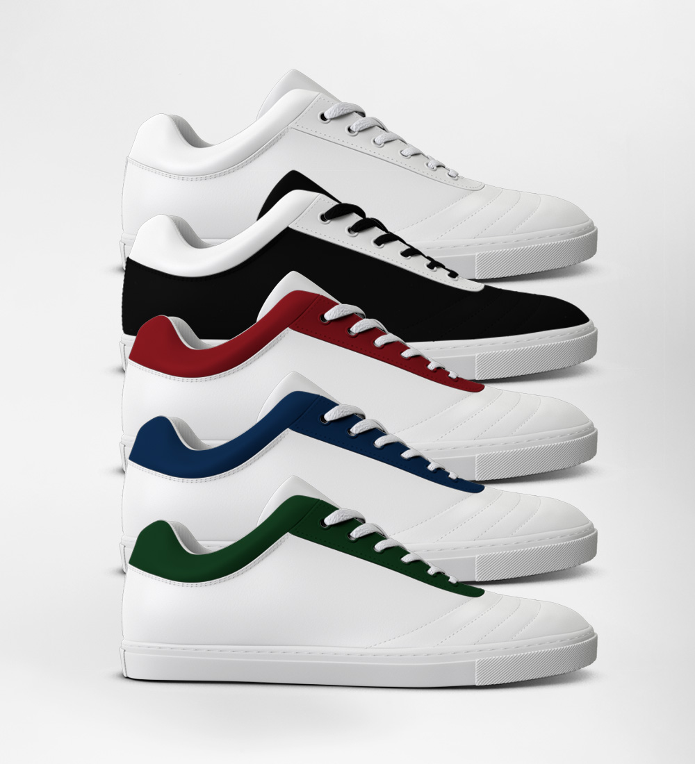 Kick off sneakers